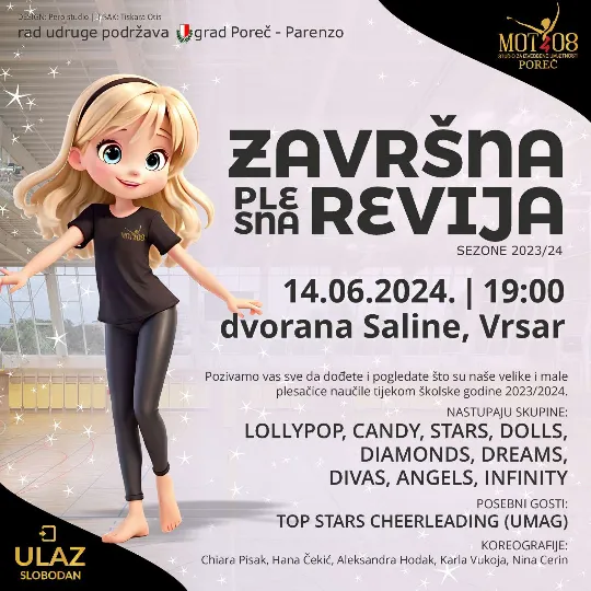 Završna plesna revija 2023/2024